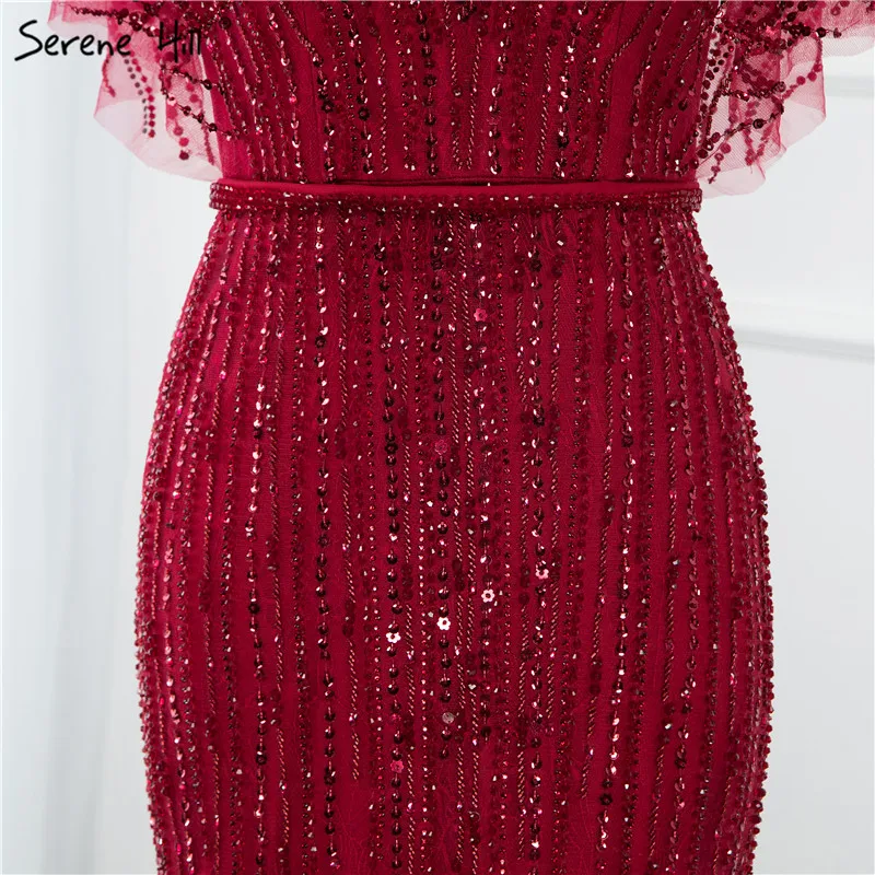 Роскошное вечернее платье цвета шампанского Дубаи с рукавом до локтя 2021 вечерние