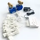 Детектор утечки воды HIDAKA WLD-806 (DN15*2 шт.), датчик сигнализации для умного дома, с автоматическим отключением и клапаном, 12 дюйма, BSP NPT