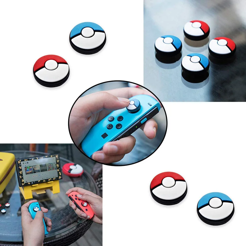 For Nintendo Switch Joy Con Silicone Thumb Grips Joystick Cover Caps Protection |