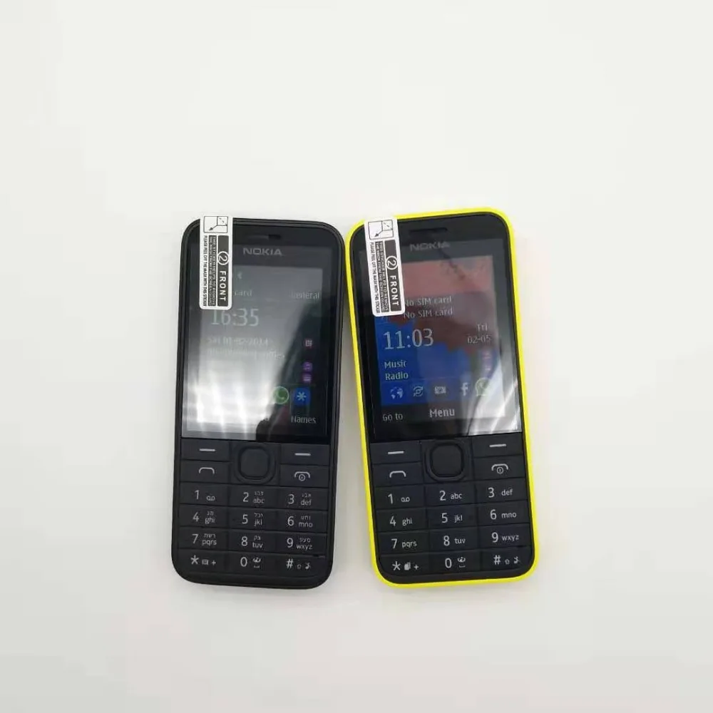 Телефон Nokia 208 иврит с одной Sim-картой поддержка GSM клавиатура арабский и русский