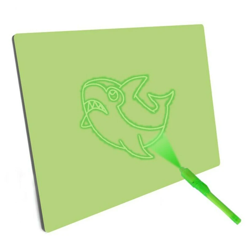 Рисование с светильник Забавный блокнот для письма развивающая игрушка доска