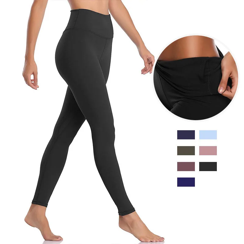 

Women Yoga Pants High Waist Running Fitness Joggers Leggings Gym Workout Slim Elastic Hip Lifting Tights Sports Clothing