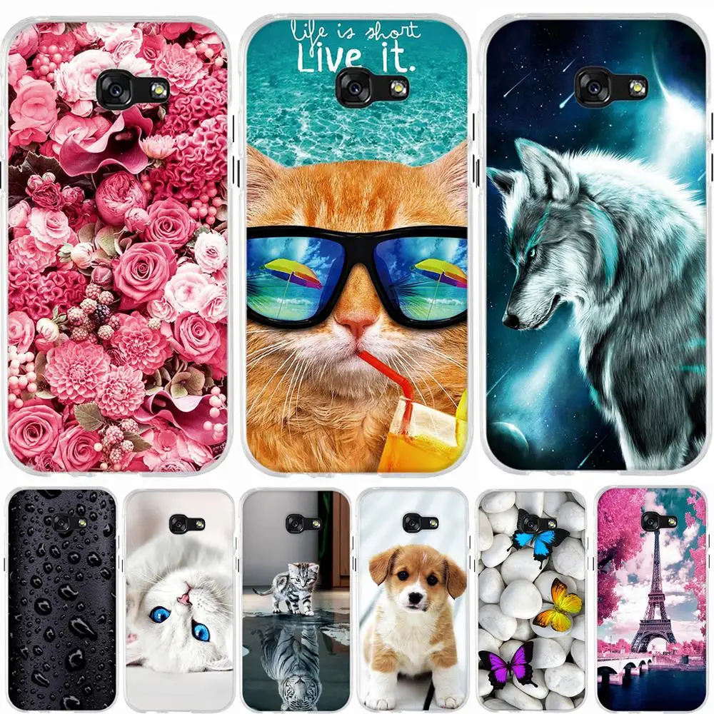 Чехол для Samsung Galaxy A5 2017 чехол 5 2 дюйма силиконовый A520F мягкий из ТПУ a5|silicon case for