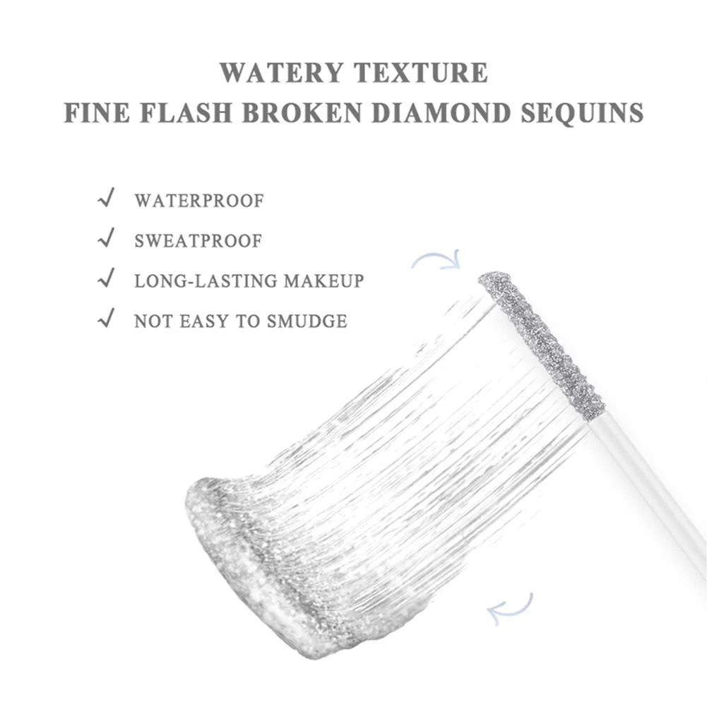 

2021 Diamond Shimmer Waterproof Curling Thick Mascara Eye Makeup Long Lasting Waterproof Cosmetics Eyelash Extension