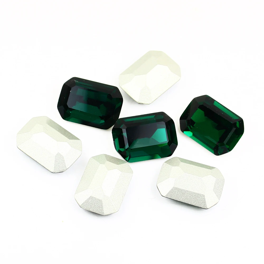 Восьмиугольные Стразы блестящие стеклянные камни и кристаллы острые бриллианты