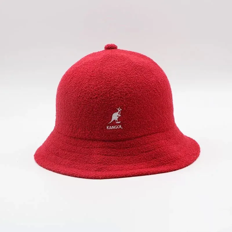 

2021 New Autumn and Winter New Knitted Kangaroo Fisherman Hat Hat Female Fashion Solid Color Wild Painter Hat Wool Hat Tide A-4