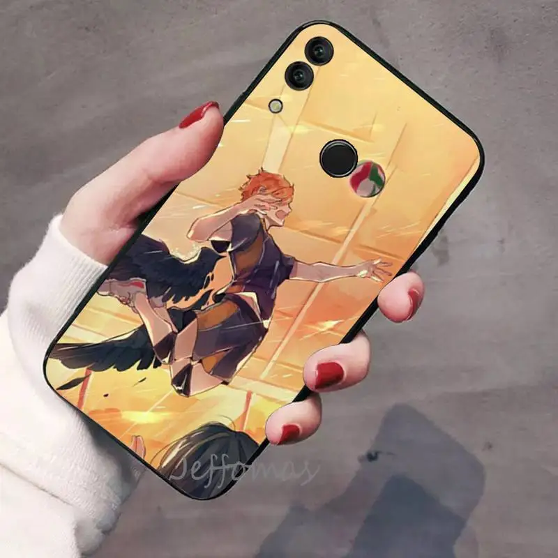 

Anime haikyuu volleyball boy Phone Case For Huawei Honor view 7a5.45inch 7c5.7inch 8x 8a 8c 9 9x 10 20 10i 20i lite pro