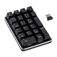 2 4g wireless mechanical numeric keypad 21 keys mini numpad keyboard