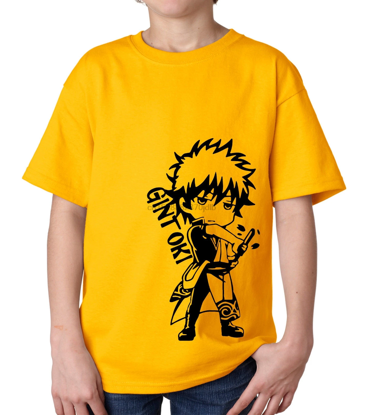 Gintama kids T-shirt anime tee chibi gintoki size from old Cartoon t shirt men Unisex New Fashion tshirt |