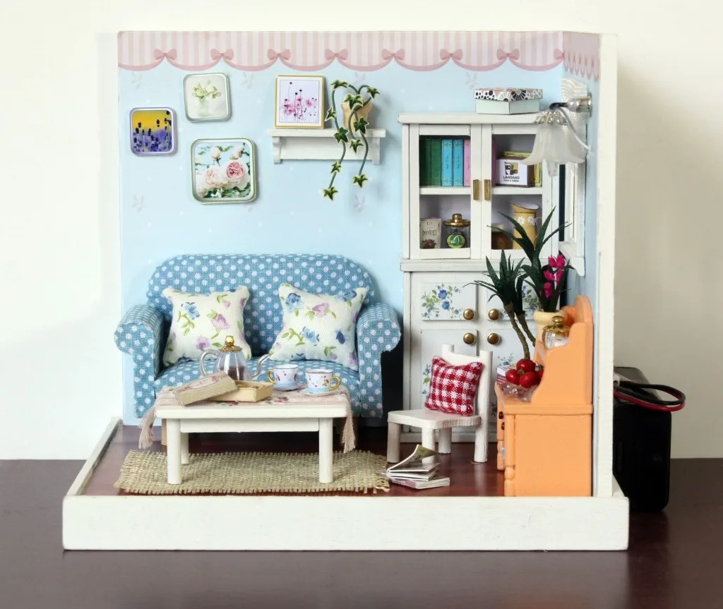 Набор счастливый момент сделай сам кукольный домик F005DollHouse деревянная