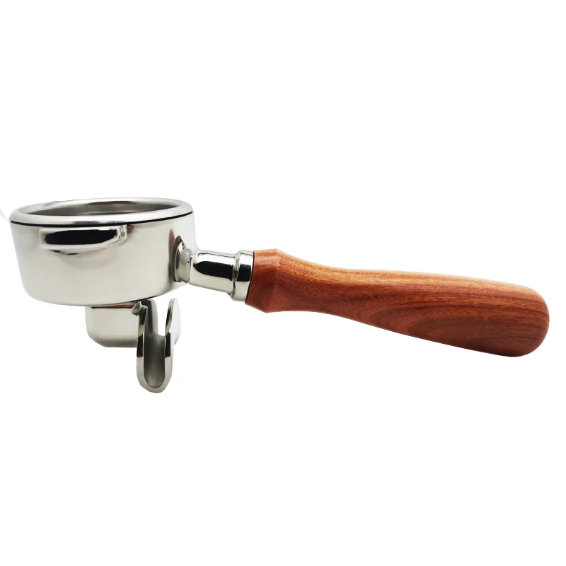 Нержавеющая сталь кофе Portafilter для кофемашины пивоваренный фильтр 58 мм бездонная