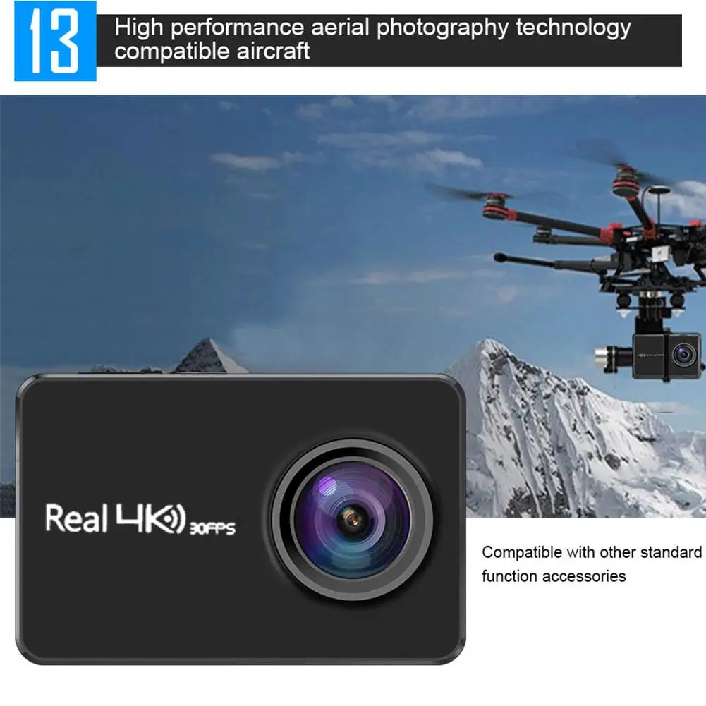 Pаспродажа V8T HD Водонепроницаемая экшн-камера 4K WiFi 1080P спортивная DV камера Водонепроницаемый Монитор 170 градусов широкоугольная Спортивная камера для ...