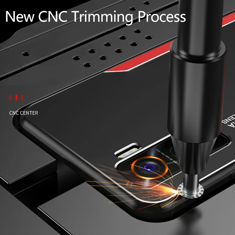 Чехол из алюминиевого сплава для VIVO IQOO 5 Pro жесткая металлическая задняя панель