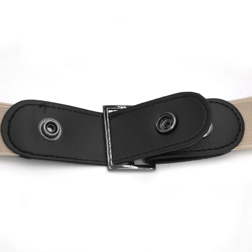

Belts For Women Buckle-free Waist Jeans Pants No Buckle Stretch Elastic Waist Belt For Ladies Invisible Belt Printing Body Belt