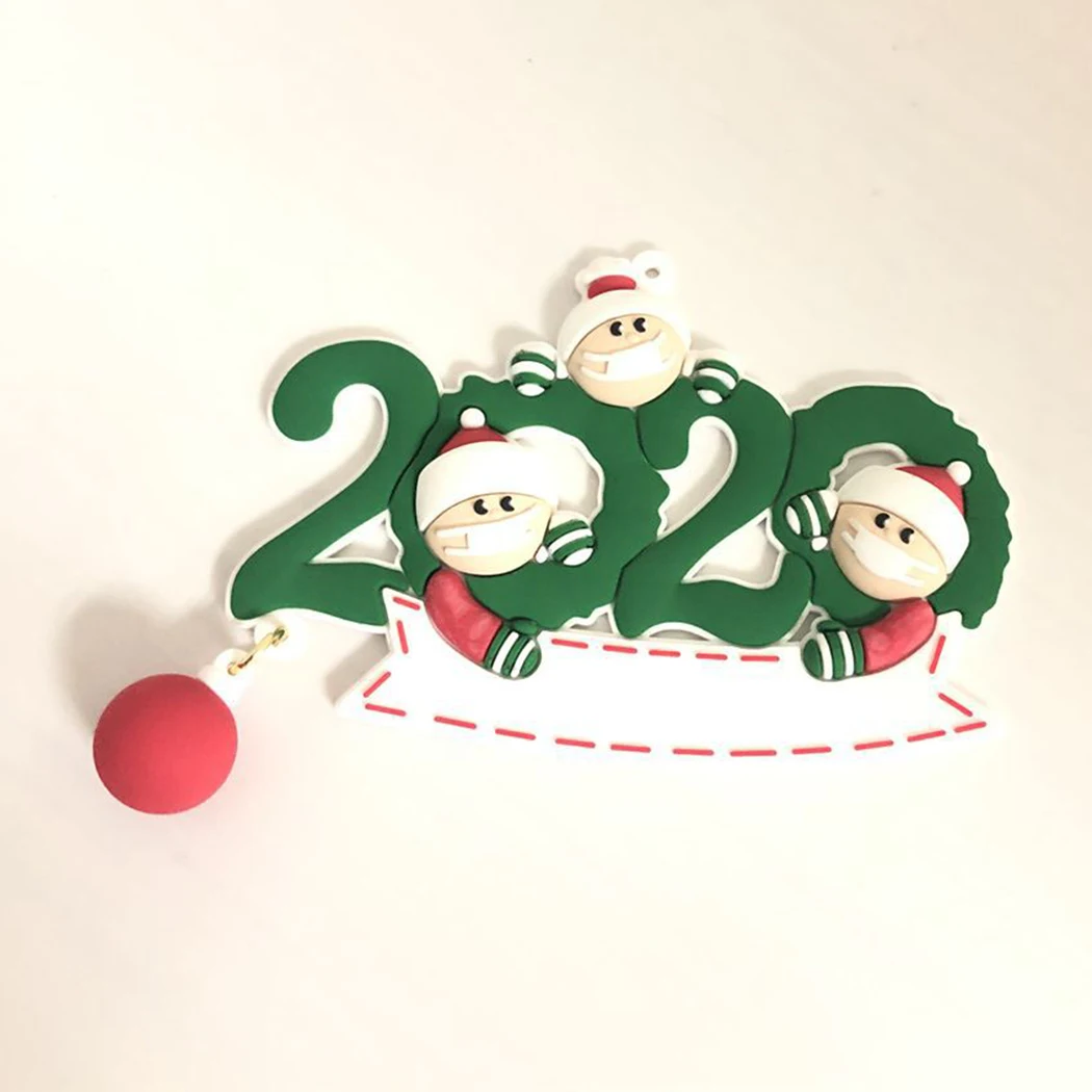 

Name DIY Christmas Tree Ornament 2020 Personalized Family Xmas Lockdown Decor Add The Name By Using A Thin Marker Pen Gifts