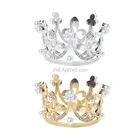 Новорожденные Девочки Мальчики Фотография Золотая Корона реквизит Маленькая детская фотография Корона Аксессуары для младенцев ребенок Фотография реквизит