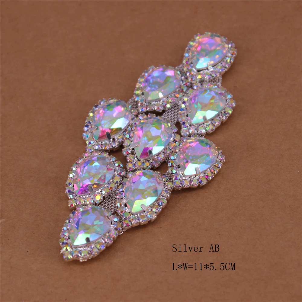 Стеклянное искусственное шитье для одежды ткань рукоделия высококачественный