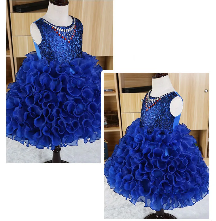 Sequin Gorgeous Necklace Girls Occasion Dress Up Costume for Kids Knee Length Black Pink Blue Party Girl | Детская одежда и обувь