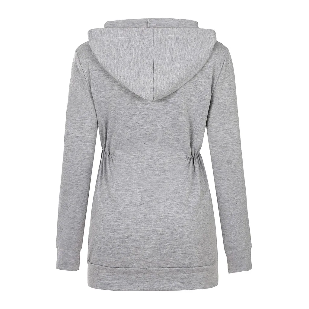 ropa mujer pregnant women Nursing Maternity Breastfeeding Zipper Hoodie Sweatshirts Tops maternity clothes grossesse A1 | Мать и ребенок