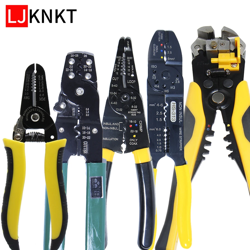 

multifunctional fitter Terminal Pliers Line Stripper Knife Cable Forceps small universal wire Hand tool Crimping Functional Mini