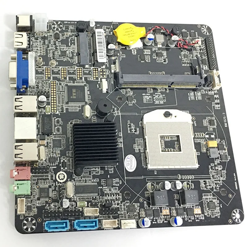 PPYY новый-HM55 PGA988 Настольный ПК материнская плата DDR3 SATA II Mini ITX для Мини