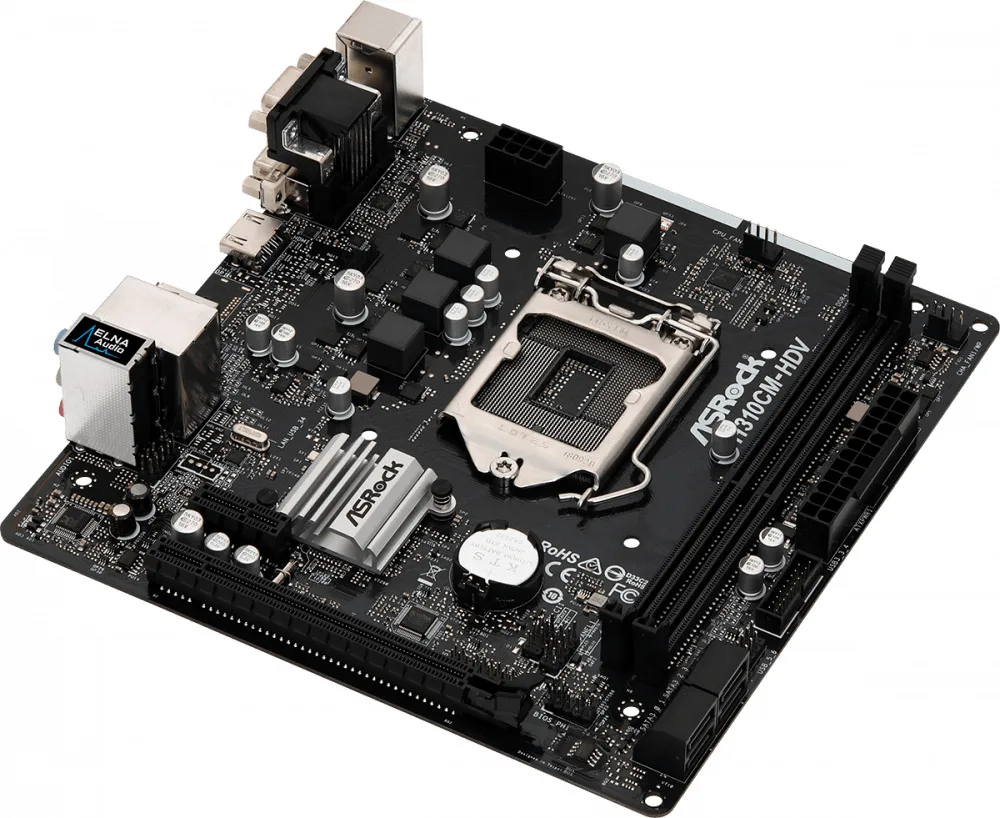 Motherboard ASRock h310cm-hdv OEM (h310cm-hdv) External portable hard drive fast reading quality memory module computer accessories spare parts