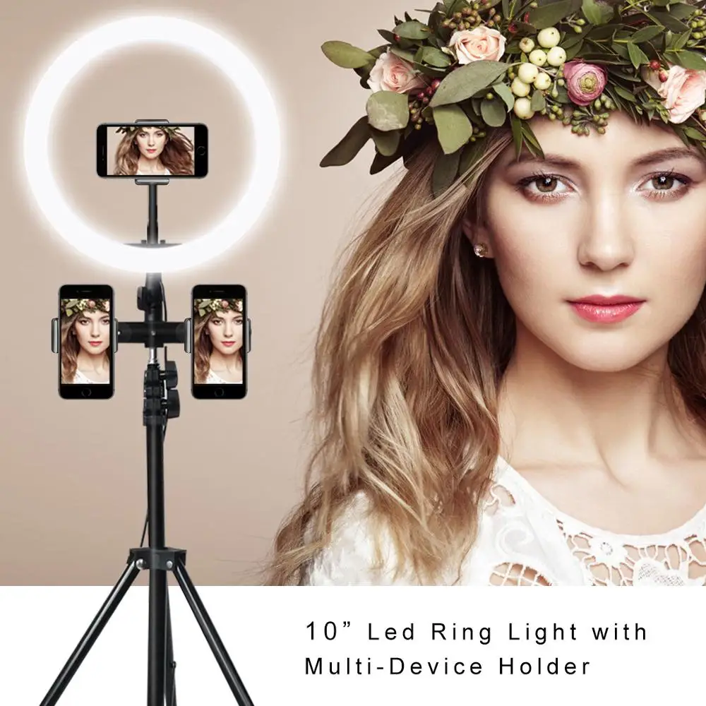 Zayex 10 дюймов фотостудия светильник ing светодиодный кольцевой 3200 5600k фотографии
