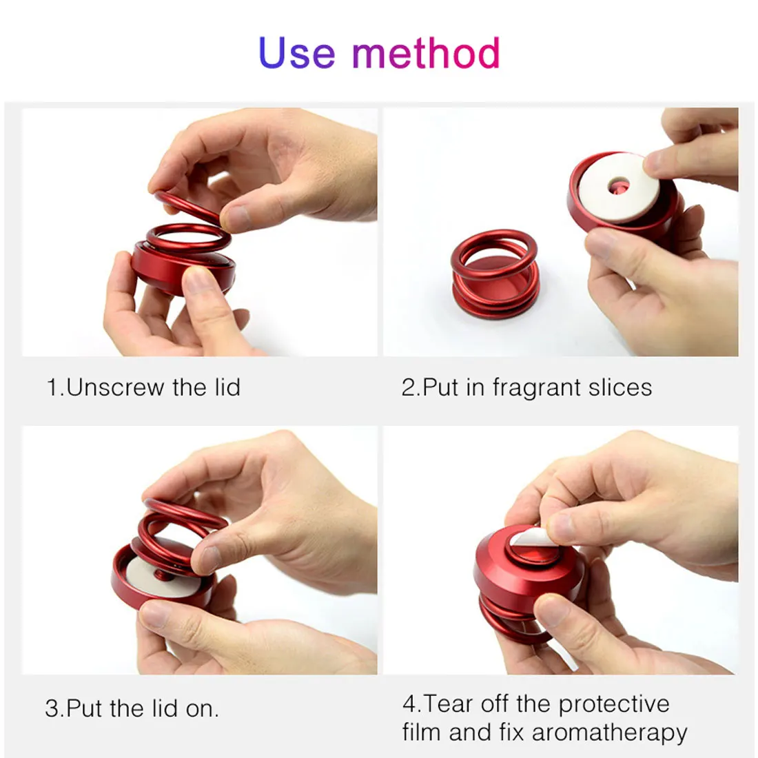 

Car Aromatherapy Air Freshener Solar Auto Rotation Double Ring Suspension Dashboard Interior Ornament Car Auto Diffuser Perfume