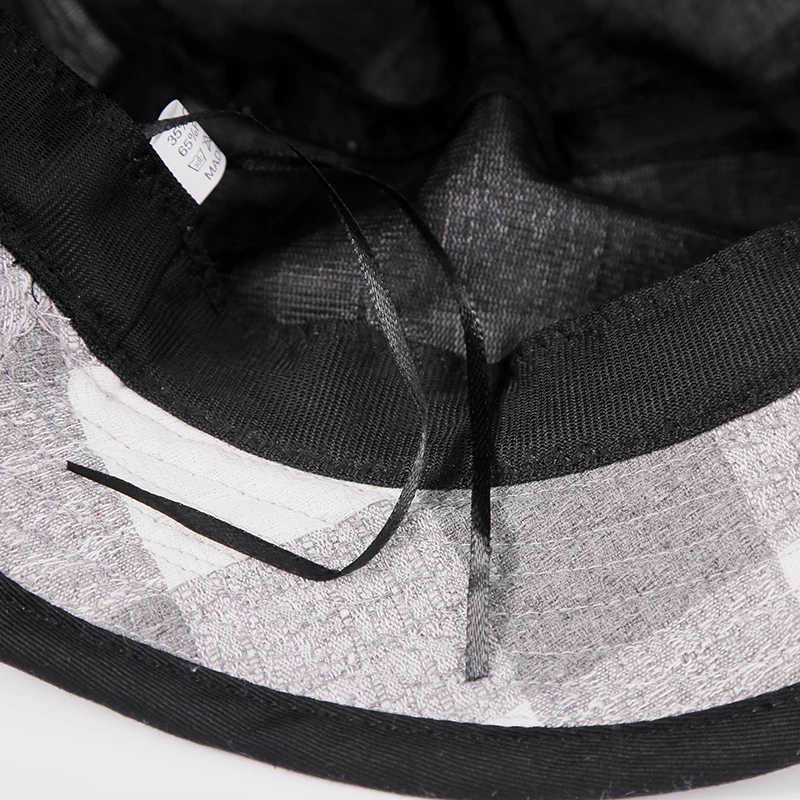 2019 новая хлопковая клетчатая цветная Рыбацкая шляпа летняя и осенняя Женская