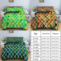 3d bedding sets geometry duvet cover set bedding singletwinqueenking size comforter cover