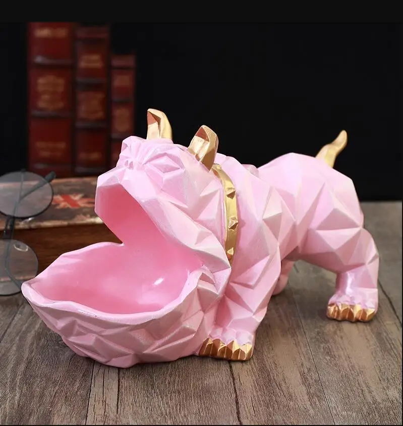 Скандинавский геометрический полимерный ящик для хранения собак украшения