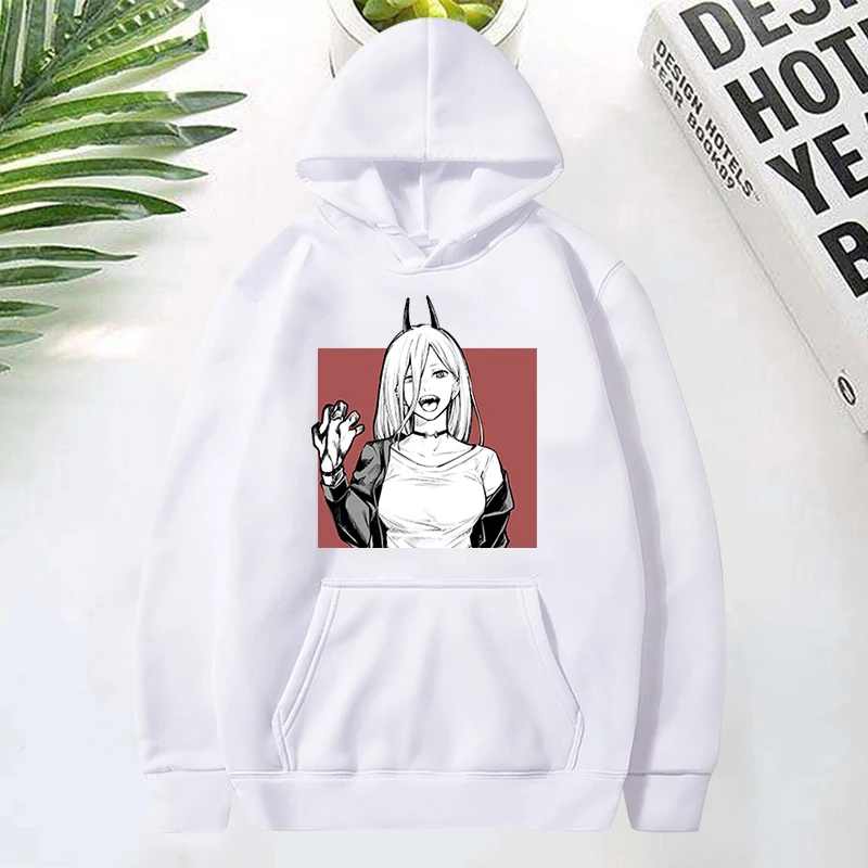 

Chainsaw Man Hoodies Men Casual Tops Japanese Anime Sweatshirt Pullover Hoodie Harajuku Hip Hop Oversized Male Streetwear Hooded