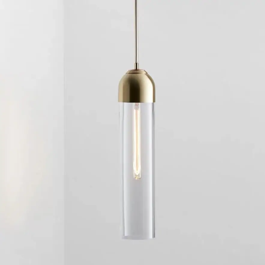 Современная подвесная светодиодная лампа креативный стеклянный светильник в