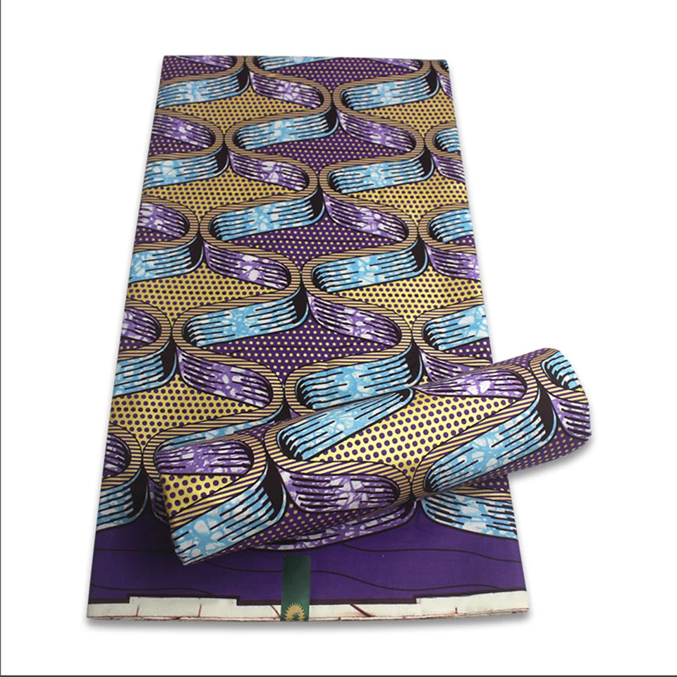 

Hot Selling Bronzing Ankara Fabric African Wax Print Gold Printing Cotton Fabric Ghana Nigerian Pagne Batik Wax Materials YT-74
