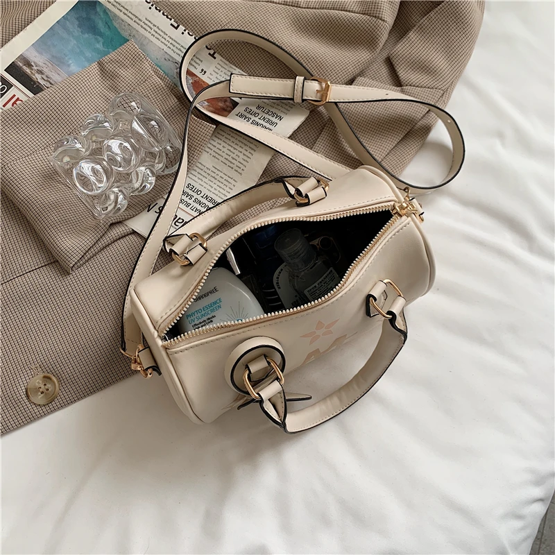 

Brand Printed Shoulder Bags for Women High Quality Boston Bag Handbag and Purse Luxury Designer Crossbody Bag Female Pillow Bag