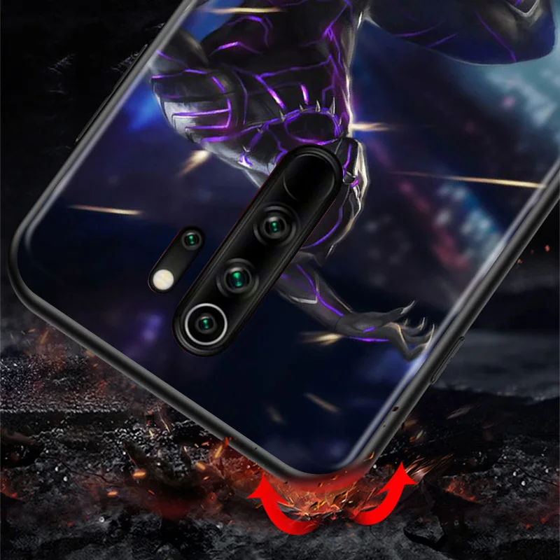

Marvel Super Hero Avengers Black Panther For Xiaomi Redmi K40 K30T K30S K30i K20 10X 9T 9i Ultra Pro 5G TPU Silicone Phone Case