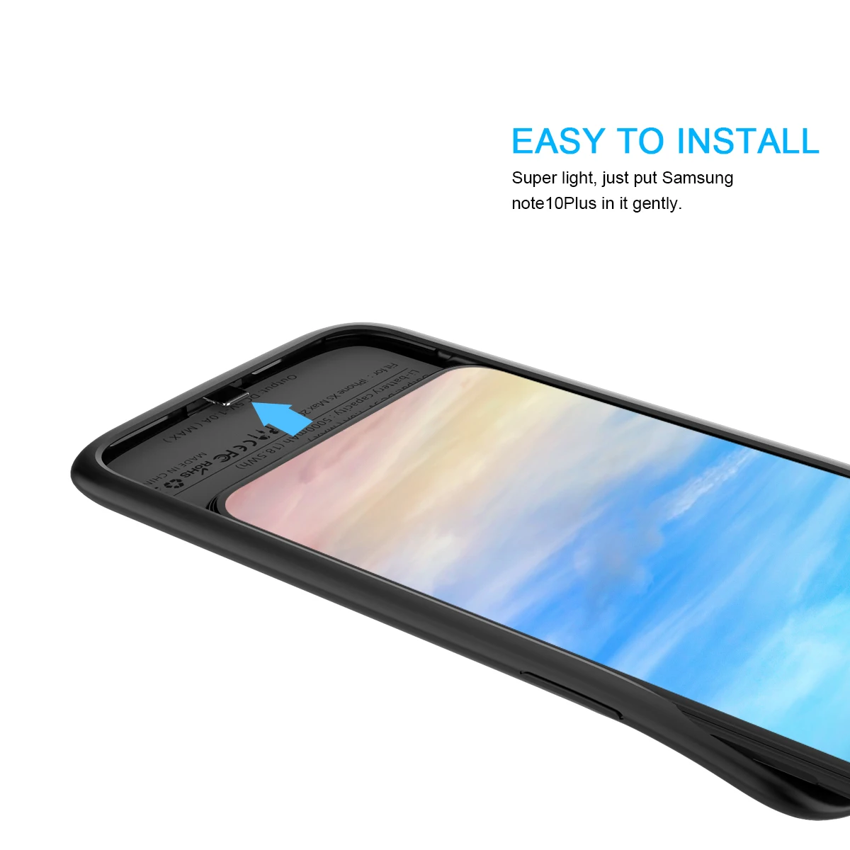Для iPhone 11 Pro Max чехол для аккумулятора 5000 мАч аккумулятор зарядное устройство 6 6s 7 8