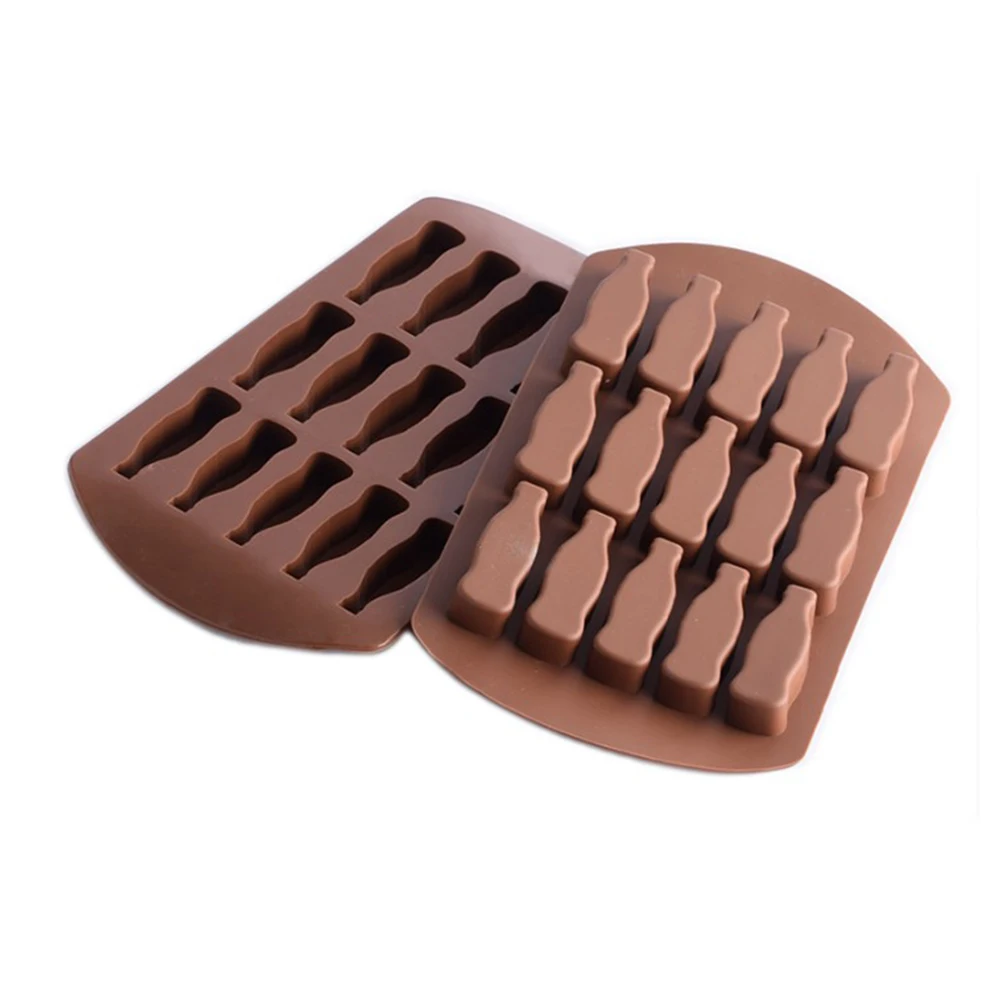 15 полостей Милая мини-бутылка для напитков поднос льда силиконовая форма