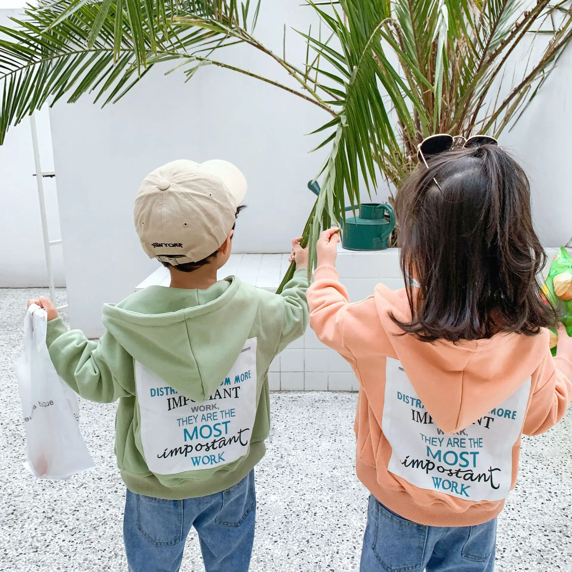 Весна 2020 новое Повседневное трикотажное пальто для мальчиков и девочек