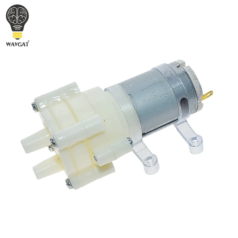 WAVGAT DC6-12V R385 аквариумные рыбки Круглый водяной воздушный насос с диафрагмой постоянного тока аквариумные воздушные насосы аксессуары