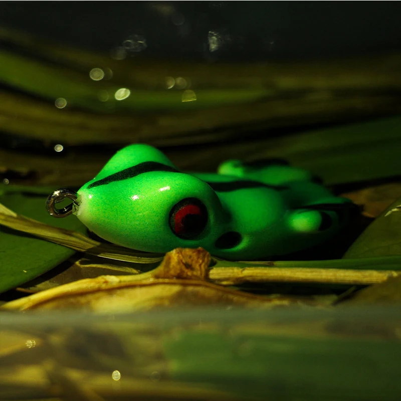 1 шт. мягкая рыболовная приманка с блестками лягушка 55 мм 11 г искусственная