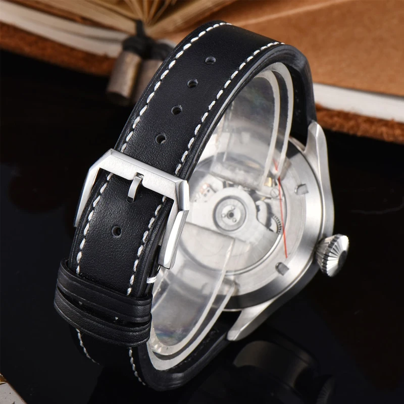 Часы Corgeut 42 мм автоматические механические часы роскошные спортивные с черным