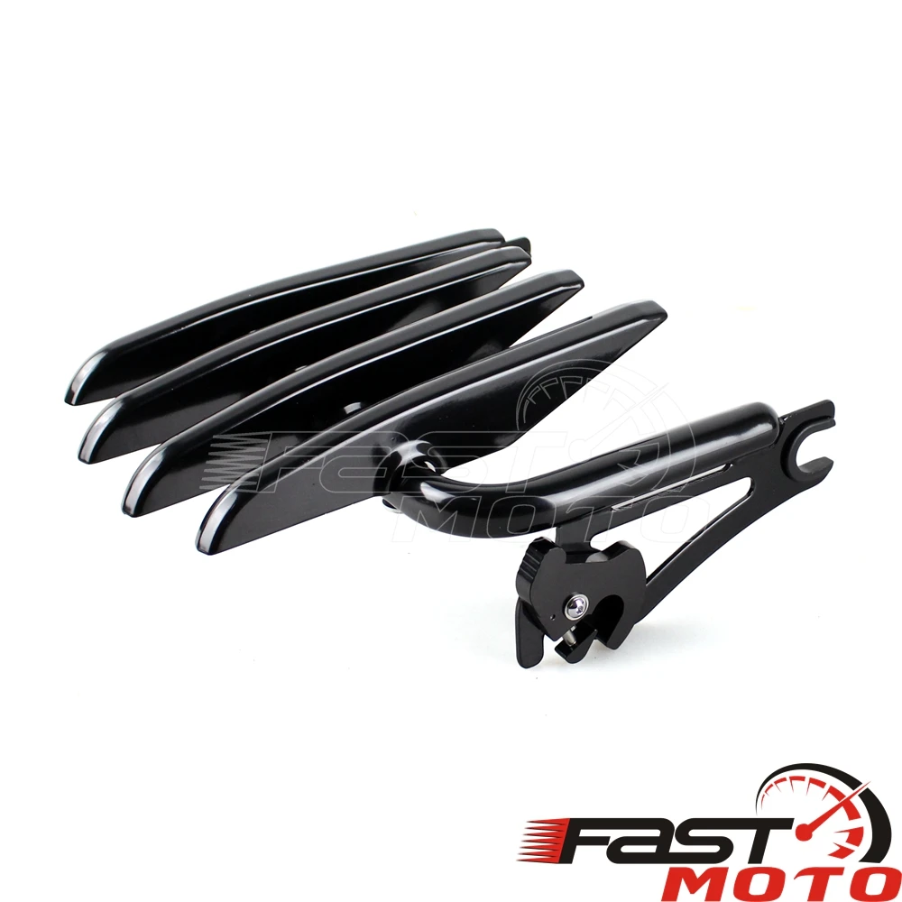 Съемный багажный Стелс для Harley Touring мотоцикла Stealth спинка Сисси-бара Road King CVO Street