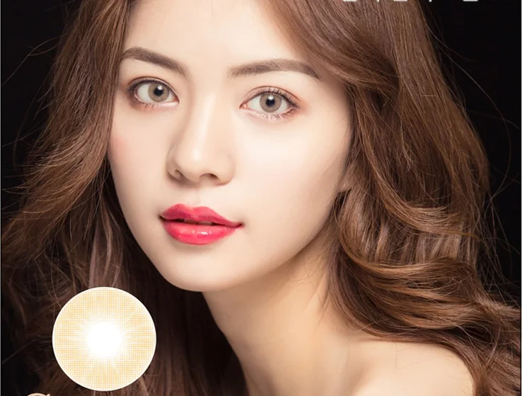 Цветные контактные линзы Jewelens цветные для глаз красочные косметические серии Soft