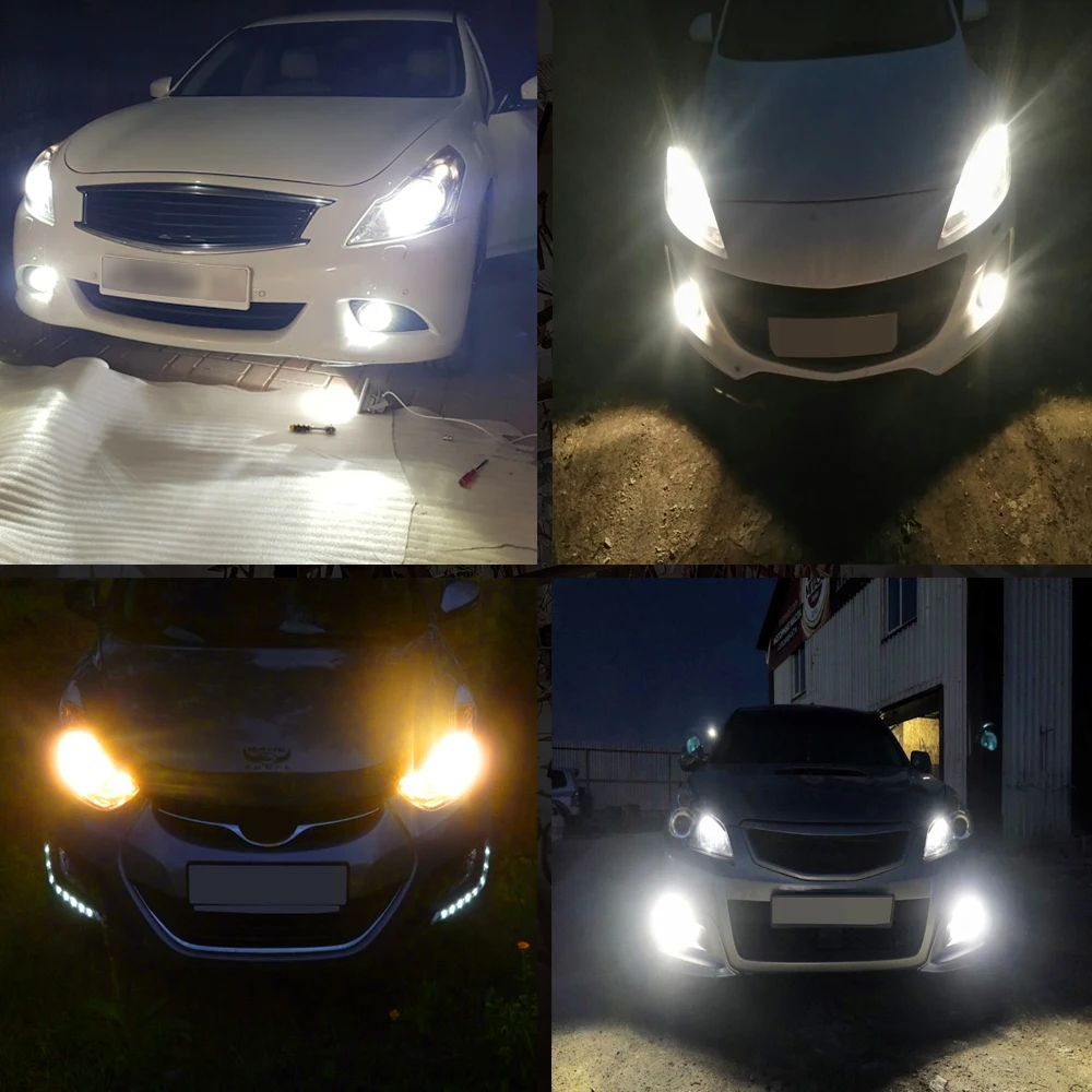

NLpearl 1x Signal Lamp 7443 W21/5W Led T20 Dual Color3030 SMD Bay15d W21/5W Led 1157 T25 3157 P27/7W DRL Turn Signal Lights 12V