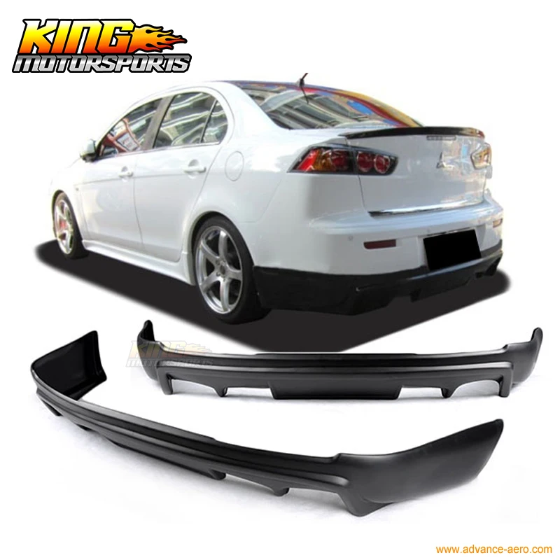 Спойлер для заднего бампера Mitsubishi Lancer JDM неокрашенный подходит 2008 2009 2010 2011 2012 2013