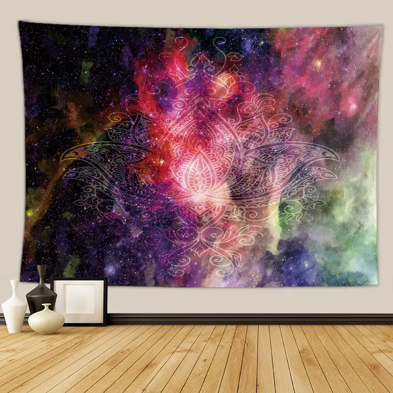 Будда Триппи гобелен Настенная мандала искусственный Чешский психоделический |