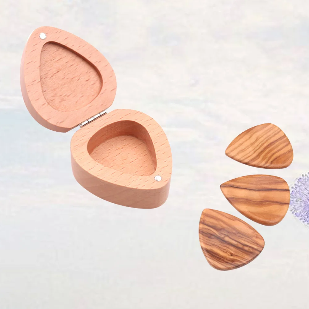 1 комплект/4 шт. чехол для гитары утолщенный деревянный ящик хранения в форме