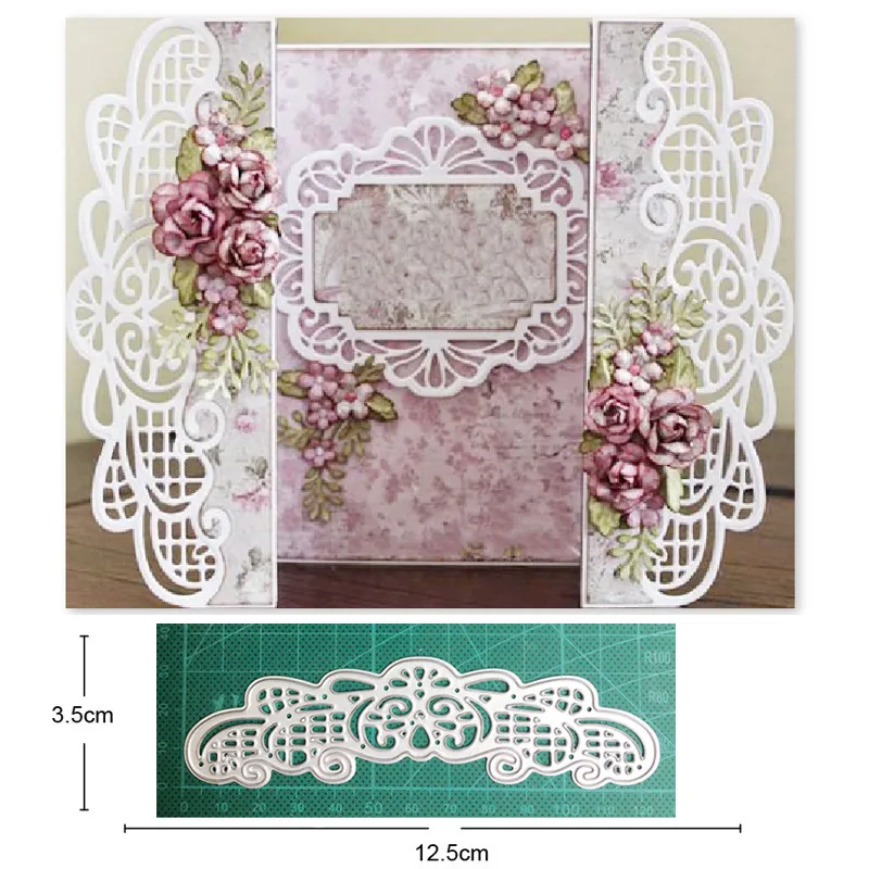 Ремесленные штампы кружевная полоса крышка металлические режущие форма для