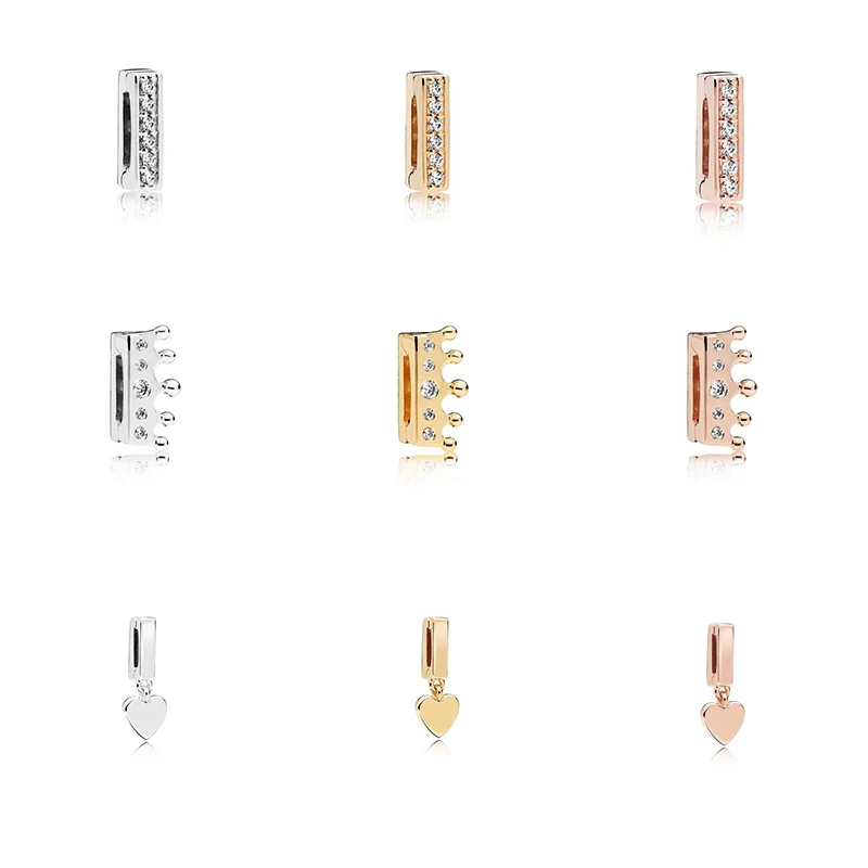 Роскошные s925 Подвески серебряного цвета Reflexions бусины для изготовления ювелирных